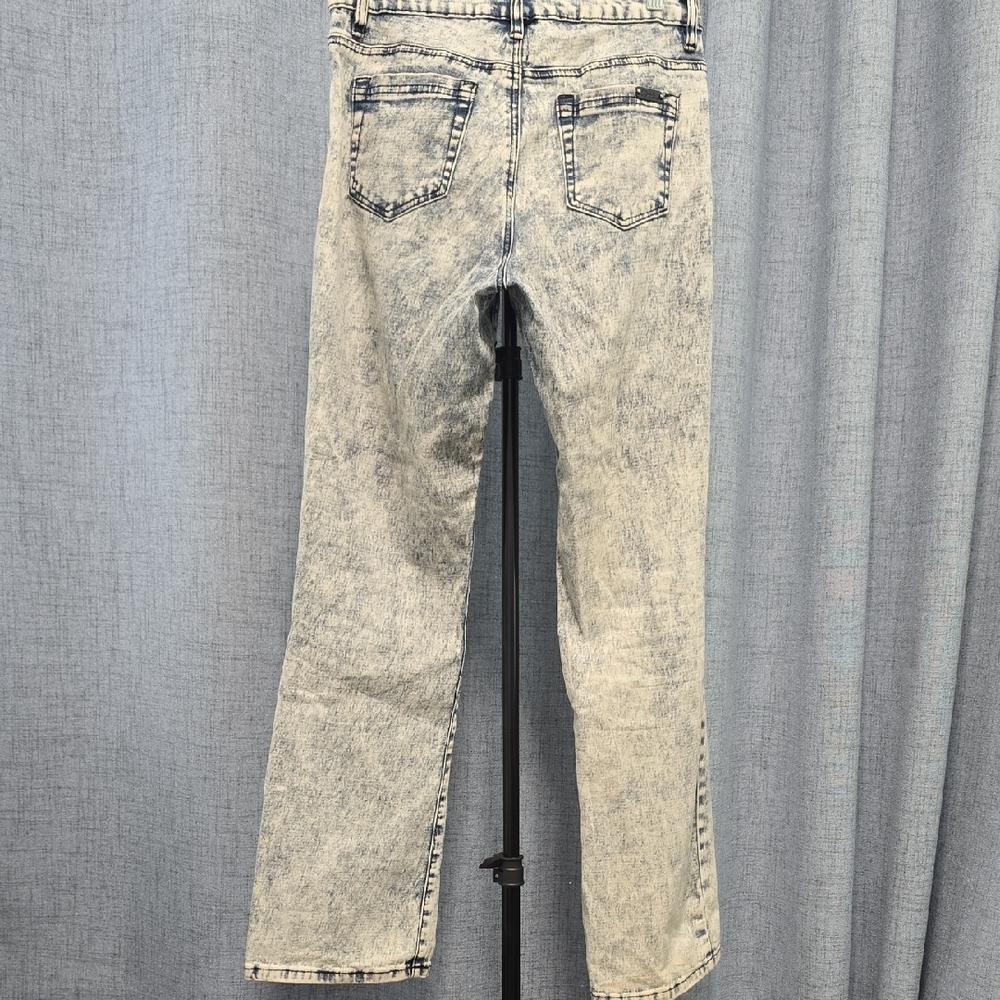 DG2 by Diane Gilman Acid Wash‎ Straight Leg Jeans. Retro 80s Feel Size 12 - Picture 9 of 11